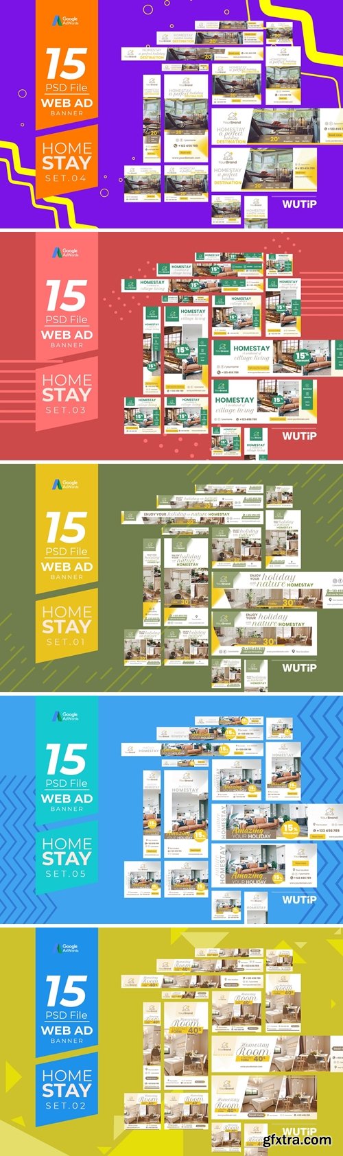 Web Ad Banners - Homestay Bundle