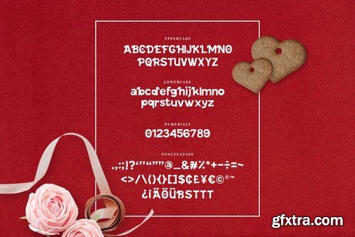 Cute Kitty - Decorative Valentine Font