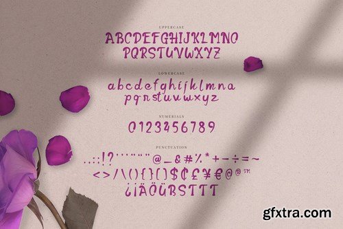 Violet - Bold Valentine Font