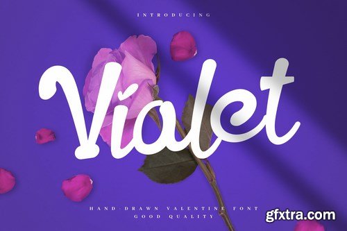 Violet - Bold Valentine Font