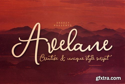 CM - Avelane Script Font 4453749