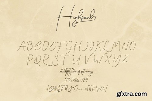 CM - Highsoul Script Font 4453745