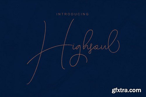 CM - Highsoul Script Font 4453745