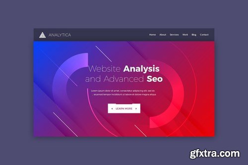 Analytica - Web Page Template