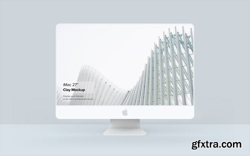 Clay iMac Mockup 1.0