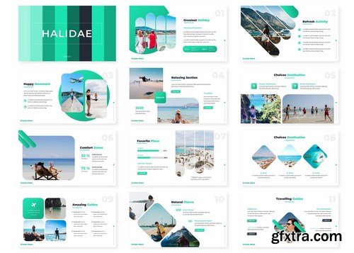 Halidae - Powerpoint Google Slides and Keynote Templates