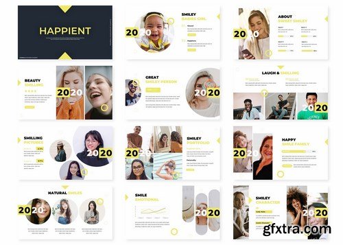 Happient - Powerpoint Google Slides and Keynote Templates