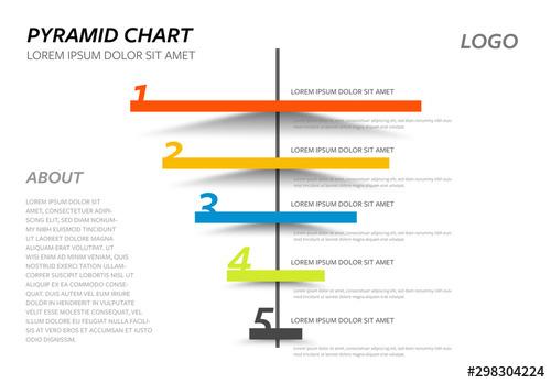 Colorful Pyramid Infographic - 298304224 - 298304224