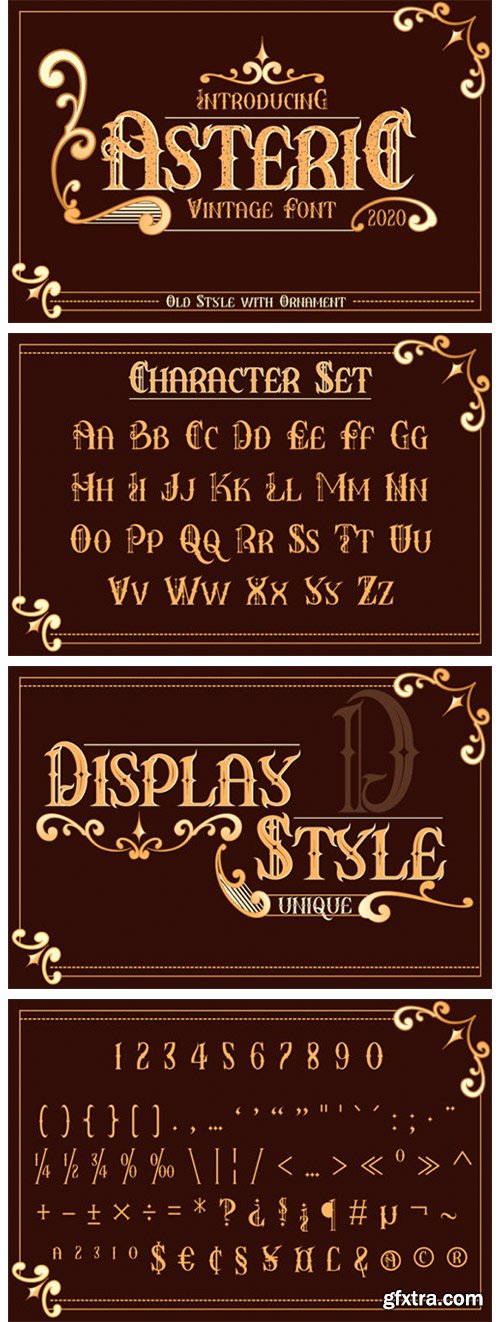 Asteric Font