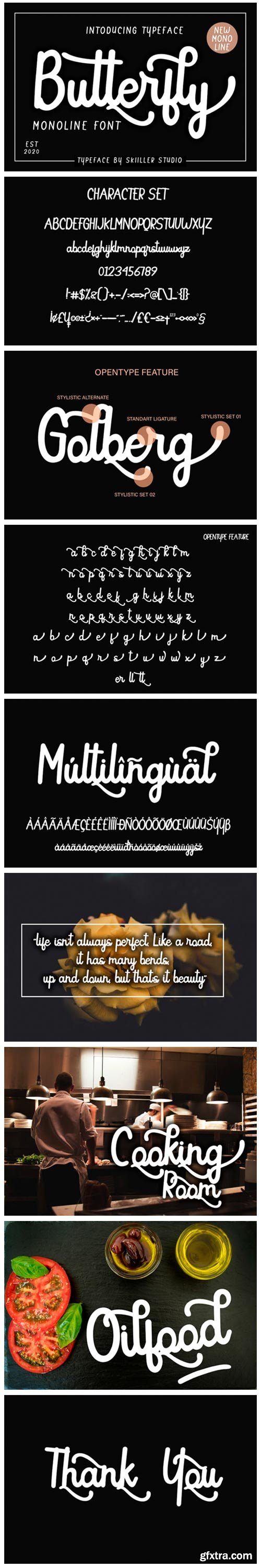 Butterfly Font