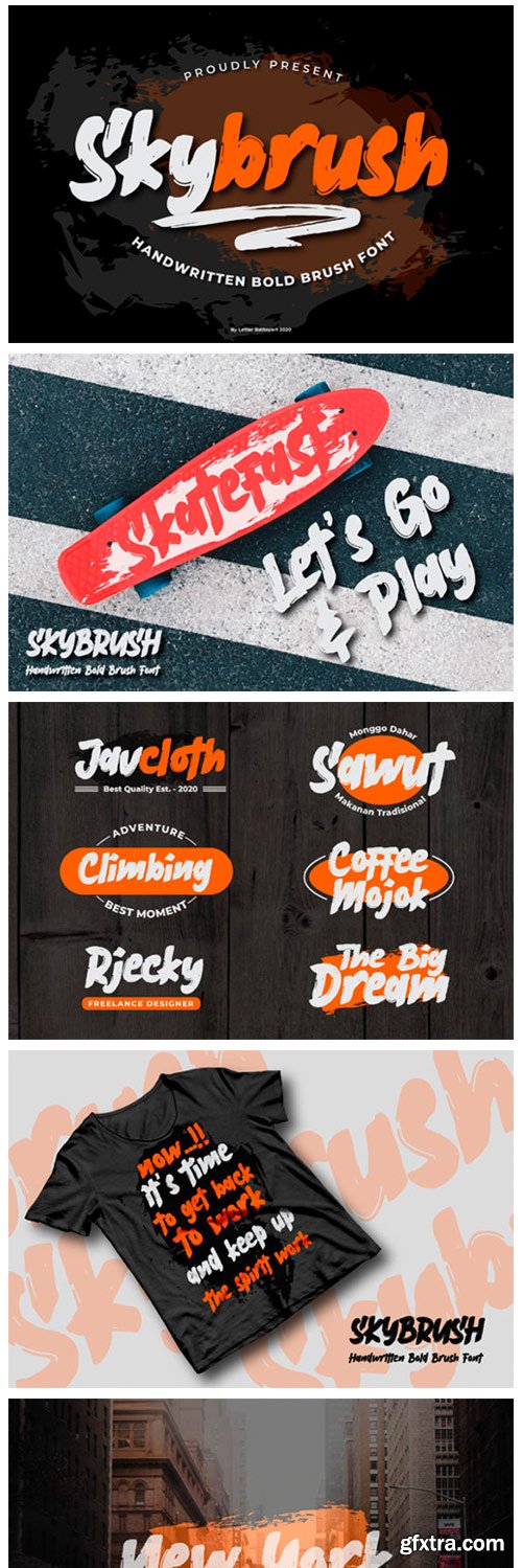 Skybrush Font