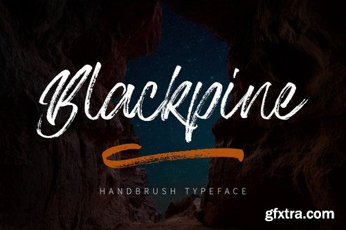 Blackpine - Handbrush Typeface