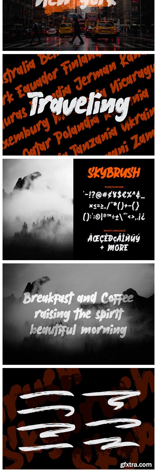 Skybrush Font