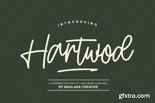 Hartwod Handwritten Font