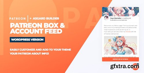 CodeCanyon - Patreon Box and About Feed WordPress Plugin v1.0.0 - 25440585