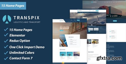 ThemeForest - Transpix v1.0 - Logistics Warehouse WordPress Theme - 25133910