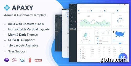 ThemeForest - Apaxy v1.0 - Admin & Dashboard Template - 25282797