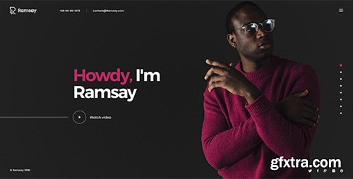 ThemeForest - Ramsay v1.0 - Creative Personal Onepage HTML Template - 25435830