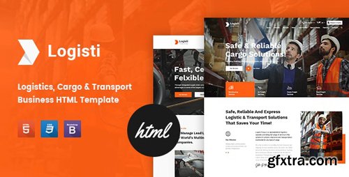 ThemeForest - Logisti v1.1 - Logistics & Transport HTML5 Template - 24940766