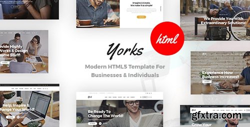 ThemeForest - Yorks v1.0 - Modern HTML5 Template For Businesses & Individuals - 24651820