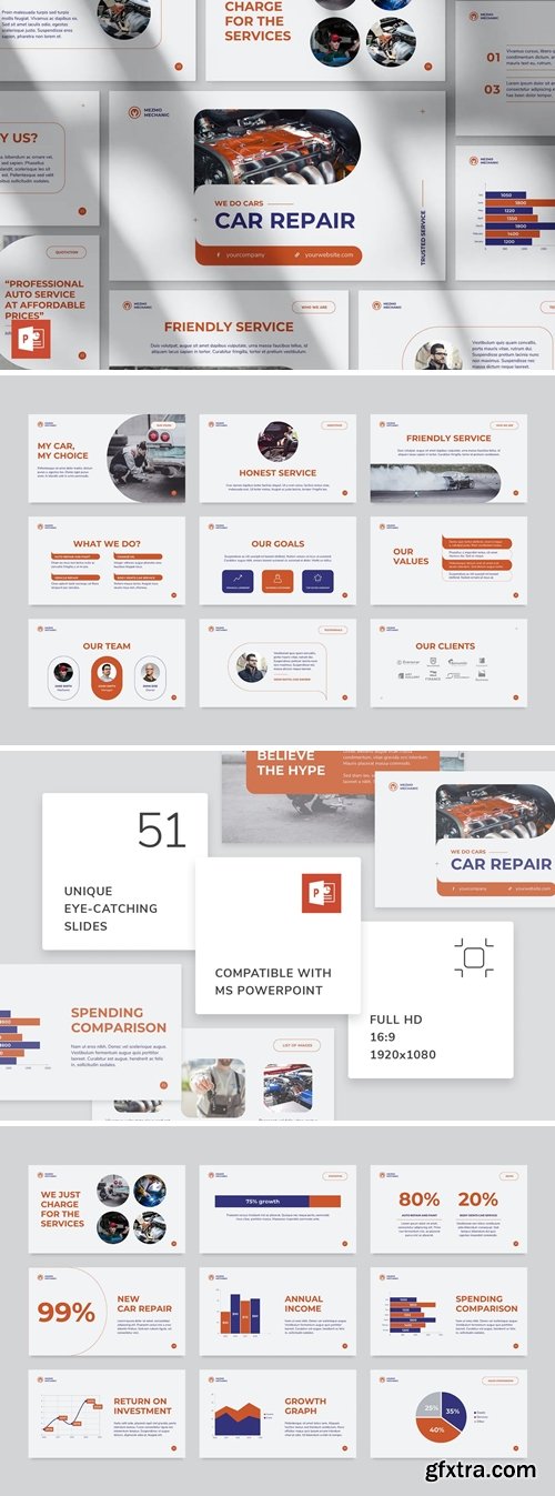 Car Repair PowerPoint Presentation Template