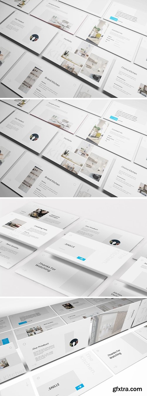 The Kitchen Powerpoint, Keynote and Google Slides Templates