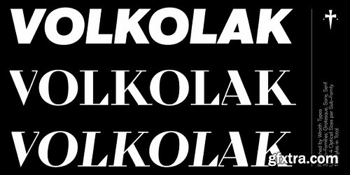 Volkolak Font Family - 113 Fonts - $750