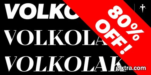 Volkolak Font Family - 113 Fonts - $750