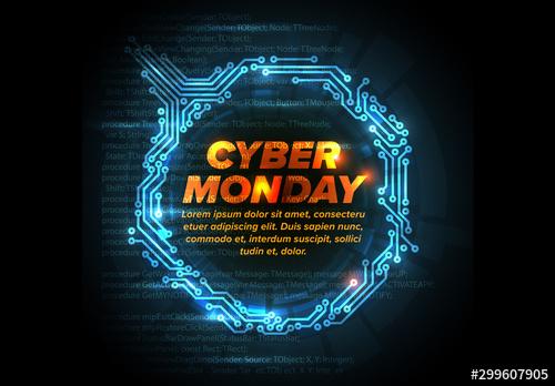 Cyber Monday Post Layout - 299607905 - 299607905