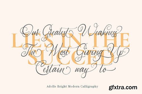 Adolle Bright - Modern Calligraphy Signature Logo