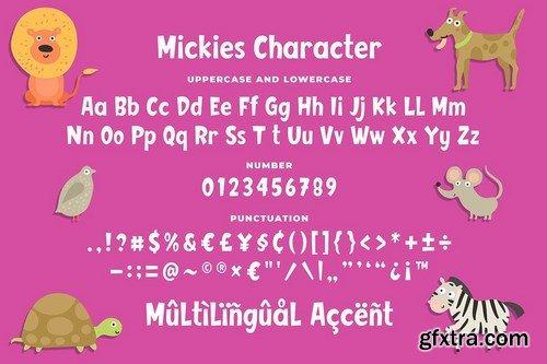 Mickies - Funny Comic Font