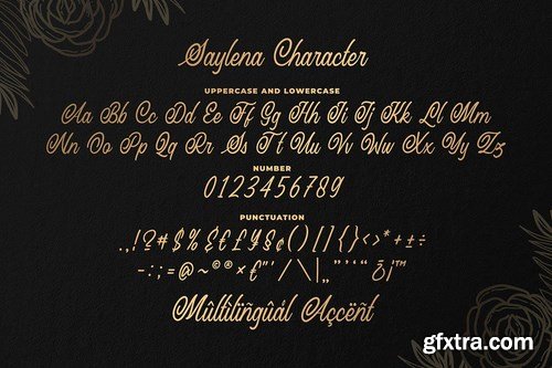 Saylena - Luxury Script Font