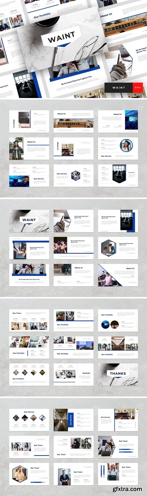 Waint - School Powerpoint, Keynote and Google Slides Templates