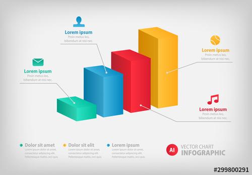 Bar Chart Infographic - 299800291 - 299800291