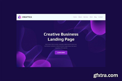 Creaticca - Web Page Template