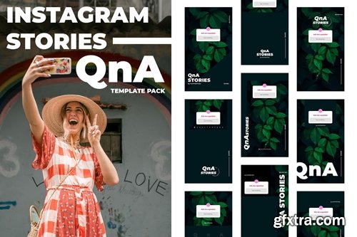 Instagram Stories QnA Template Pack