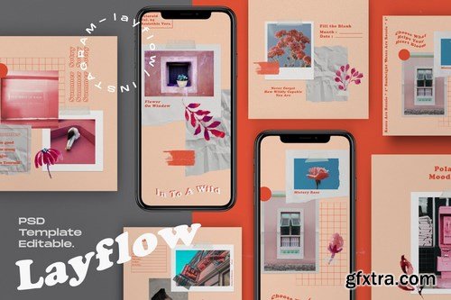 Layflow - Instagram Social Media Template