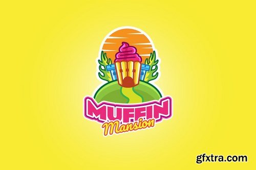 Muffin - Mascot Logo