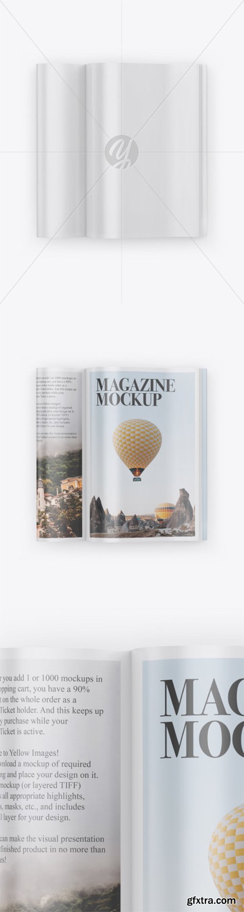 Glossy Magazine Mockup 52268