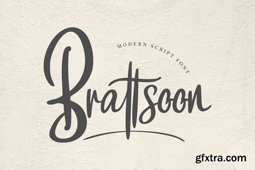 CM - Brattsoon Modern Script Font 4458749