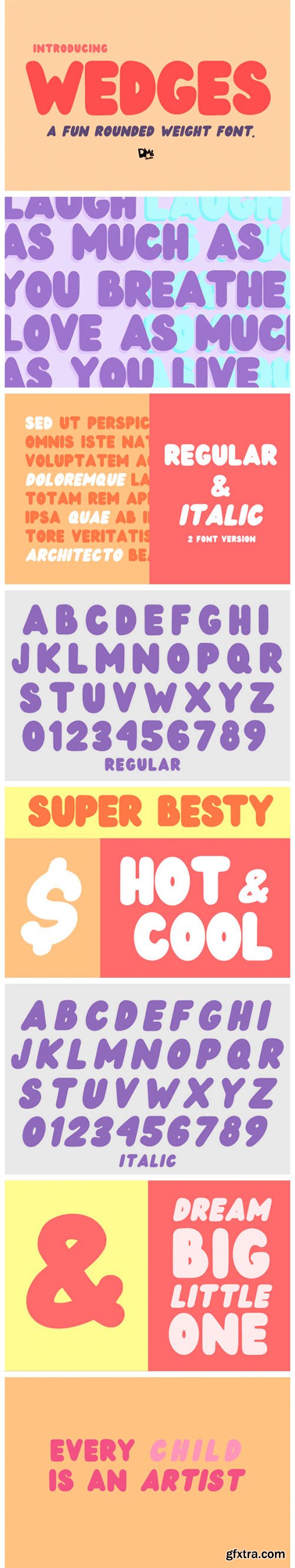 Wedges Font