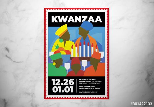 Kwanzaa Event Flyer Layout - 301422133 - 301422133