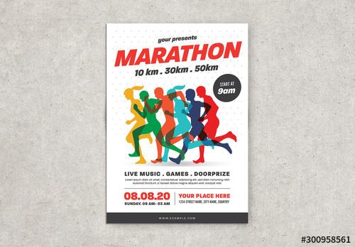 Marathon Flyer Layout - 300958561 - 300958561