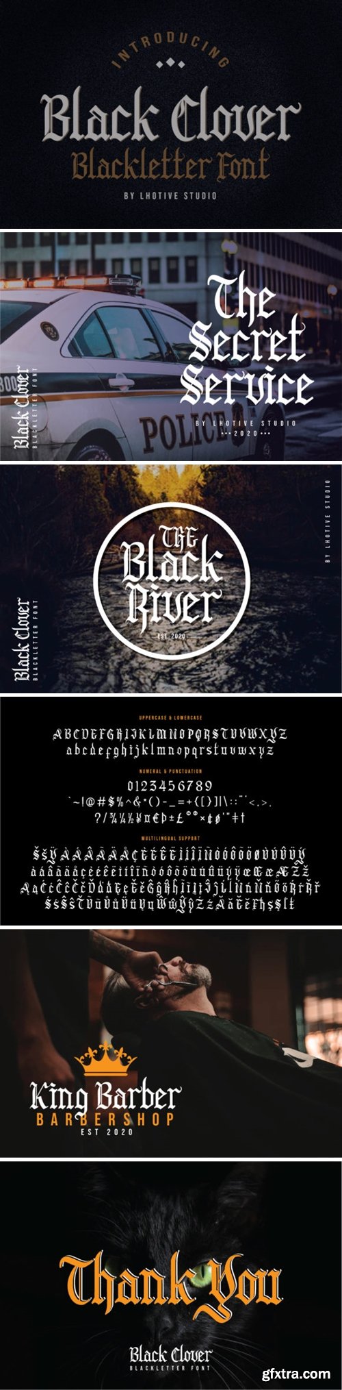 Black Clover Font