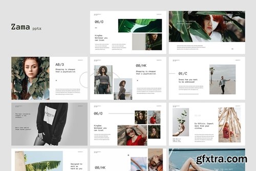 ZAMA - Simple Powerpoint Template