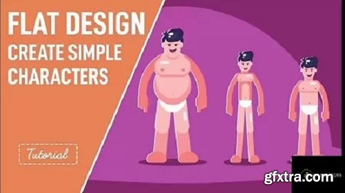 Learn Illustrator CC : Create Simple Vector Characters (Infographics)