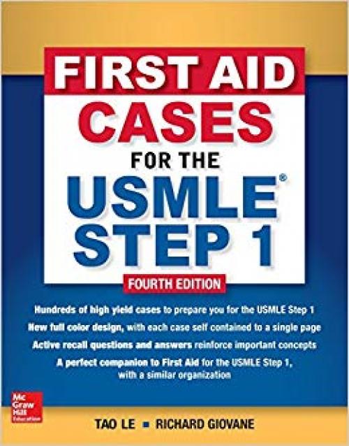 First Aid Cases for the USMLE Step 1, Fourth Edition - 1260143139