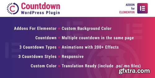 CodeCanyon - Countdown for Elementor WordPress Plugin v1.0.0 - 25441617