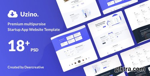 ThemeForest - Uzino v1.0 - Premium Startup App PSD Template - 25434017