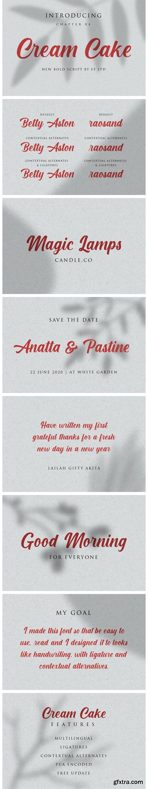 Cream Cake Font